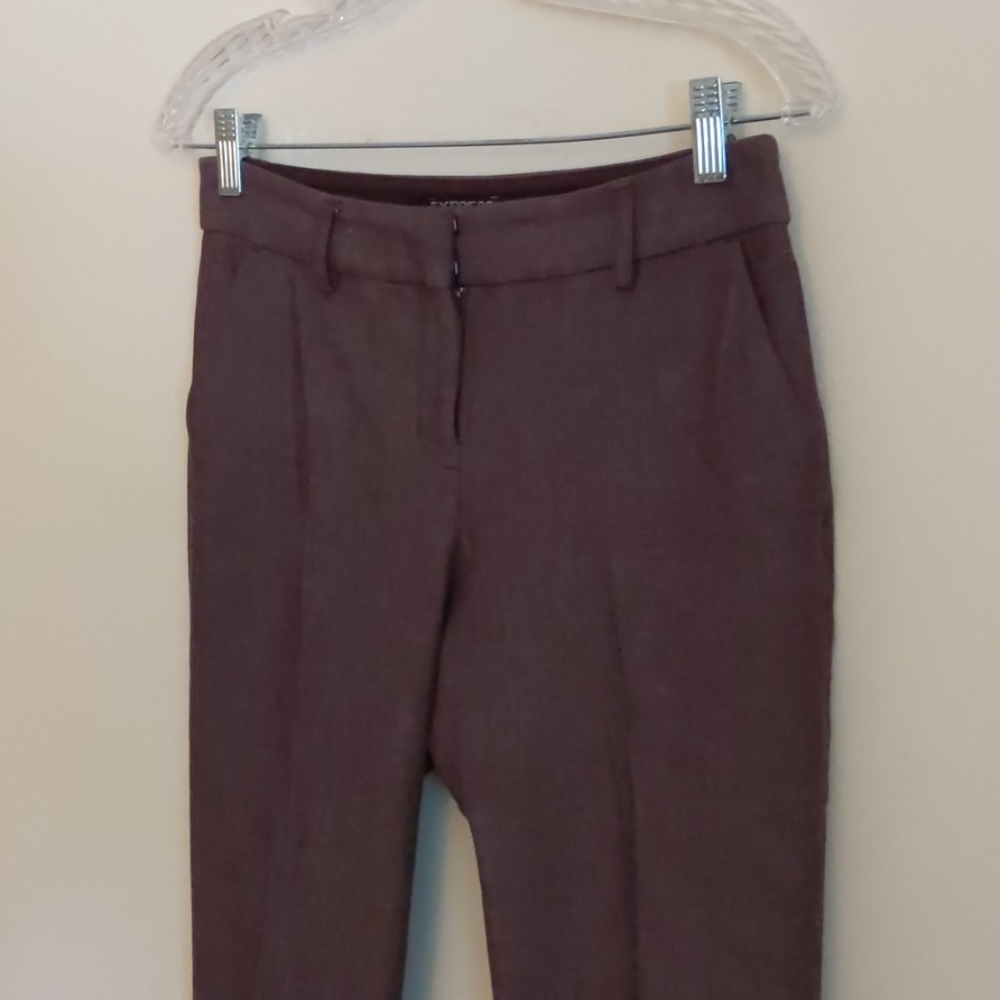 Express slacks (light burgundy, 2R) - Picture 2 of 9